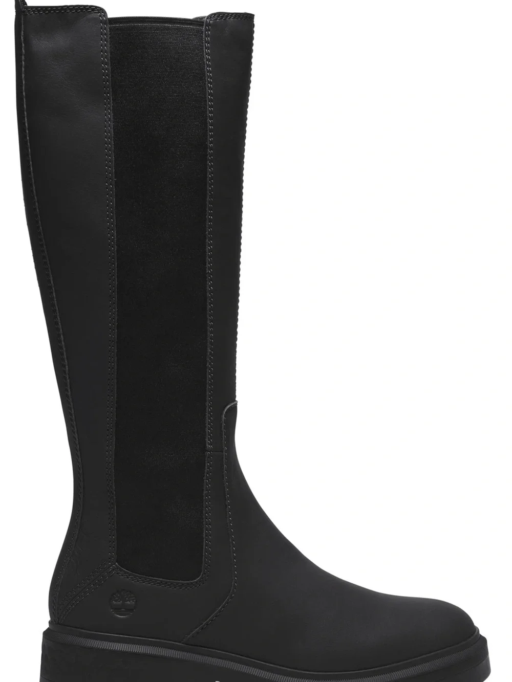 Women's Black Timberland Cortina Valley Tall Pull-On Riding Boots— size 7